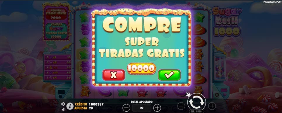 Bono Sugar Rush 100 de Pragmatic Play