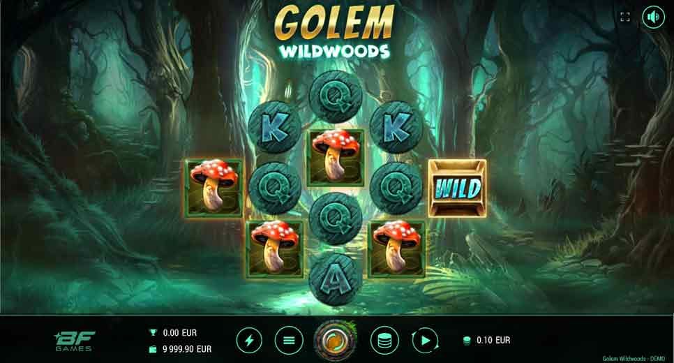 tragamonedas Golem Wildwoods de BF Games