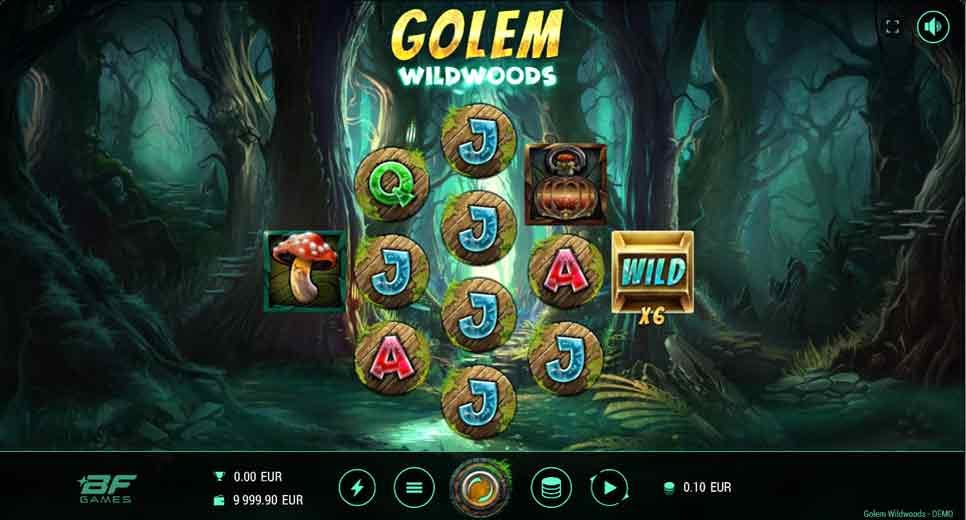 Slot Golem Wildwoods de BF Games