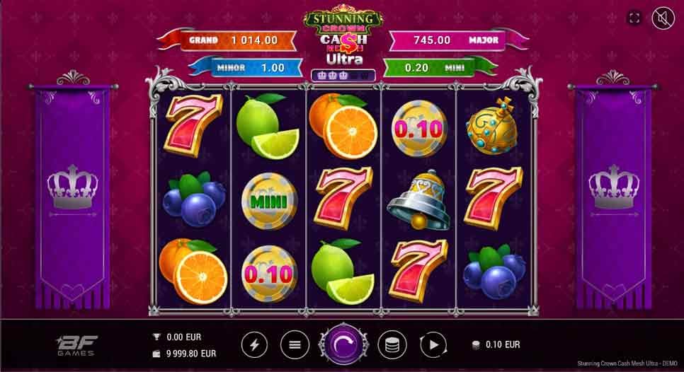 slot Stunning Crown Cash Mesh Ultra de BF Games