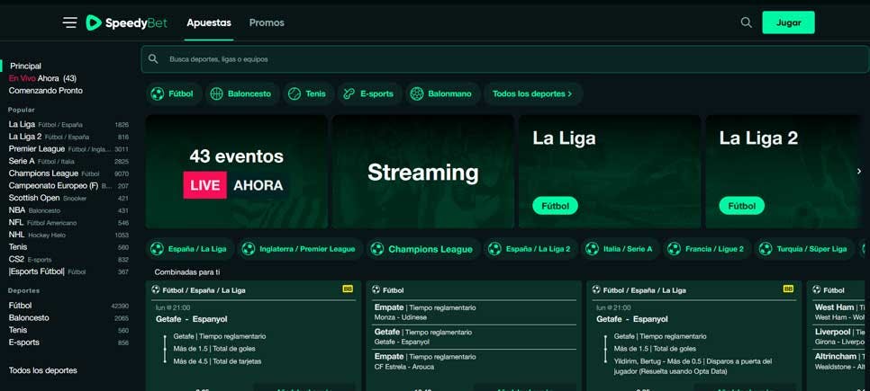 Apuestas SpeedyBet España (Paf)