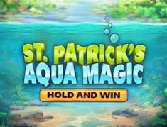 St. Patrick’s Aqua Magic Hold and Win logo
