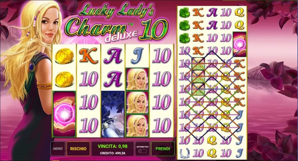 lucky lady charm deluxe 10 tragaperra ganador