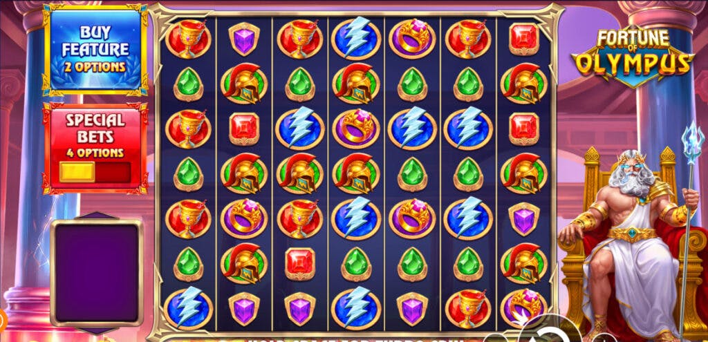 RTP, volatilidad y potencial de ganancias de Fortune of Olympus